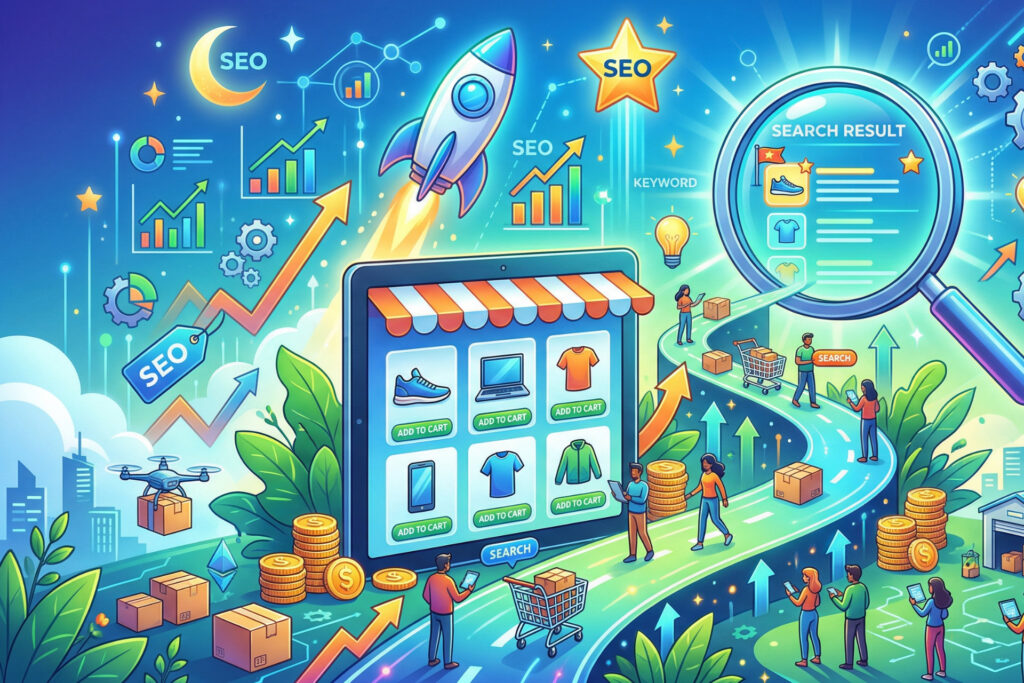SEO dla sklepu internetowego - kompletny przewodnik 2026
