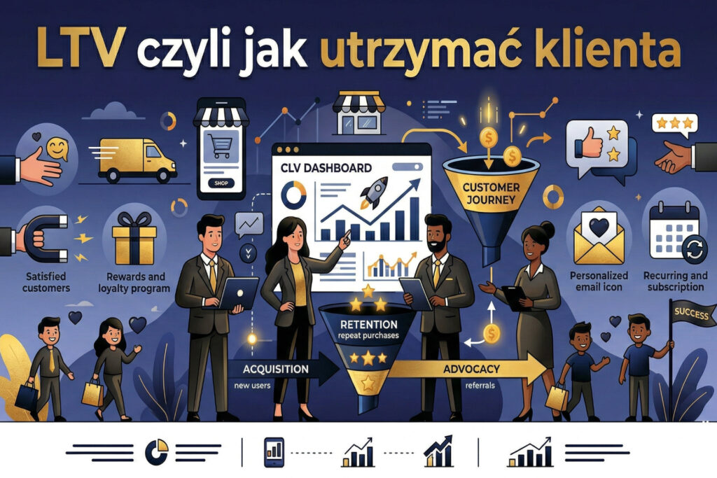 Jak zwiększyć LTV w e-commerce – dlaczego Twój klient już raz kupił ale nie wraca